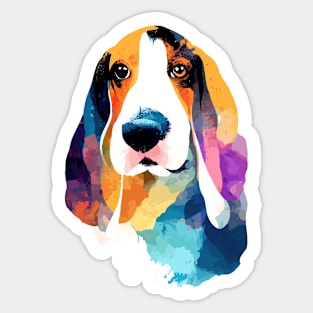 Basset Hound Dog Wild Nature Animal Sticker